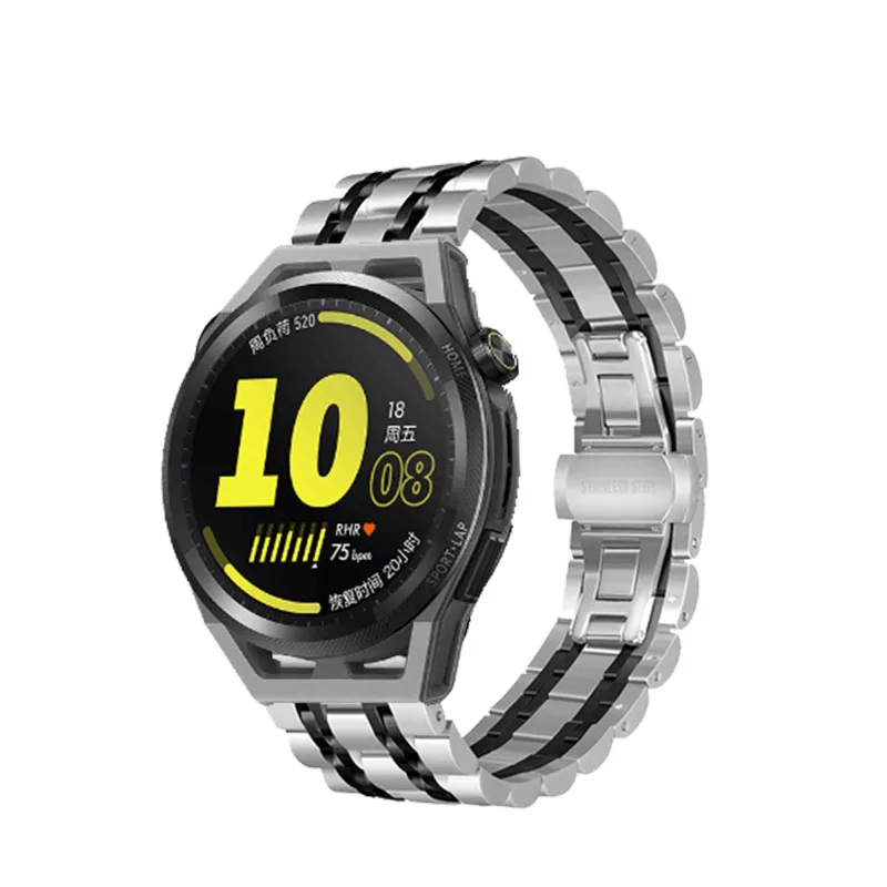 Браслет стальной для Huawei Watch GT 3 46 мм GT3 42 Runner Magic 2 Pro мужской ремешок наручных часов