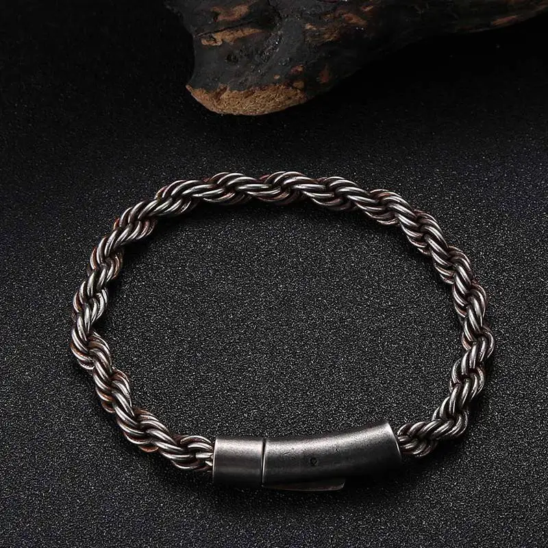 Rusty Design Stainless Steel Chain Men Bracelet Punk Hand Accessories Fashion Wristband Male Jewelry Boyfriends Gift GS0061
Rusty Design Stainless Steel Chain Men Bracelet Punk Hand Accessories Fashion Wristband Male Jewelry Boyfriends Gift GS0061