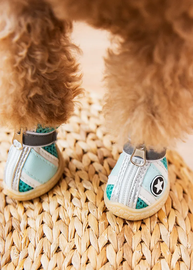 Summer Dog Shoes Breathable Anti-Slip Comfortable Fashionable And Cool Soft-soled Pet Sandals For All Seasons
Summer Dog Shoes Breathable Anti-Slip Comfortable Fashionable And Cool Soft-soled Pet Sandals For All Seasons