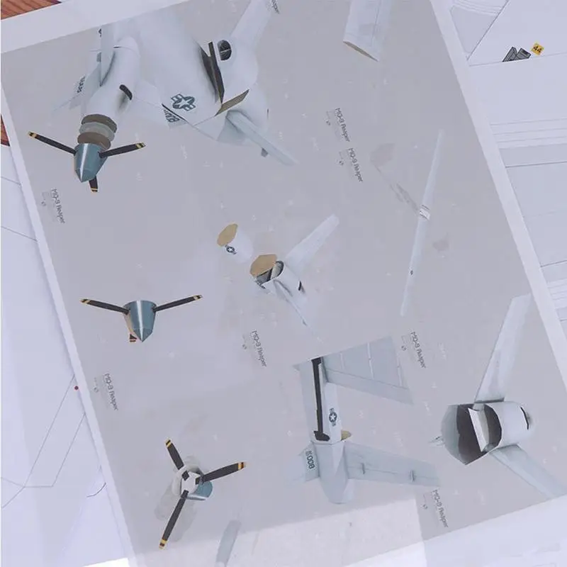 1:32 Reconnaissance Aircraft Model Aircraft Model Manual DIY A2T3