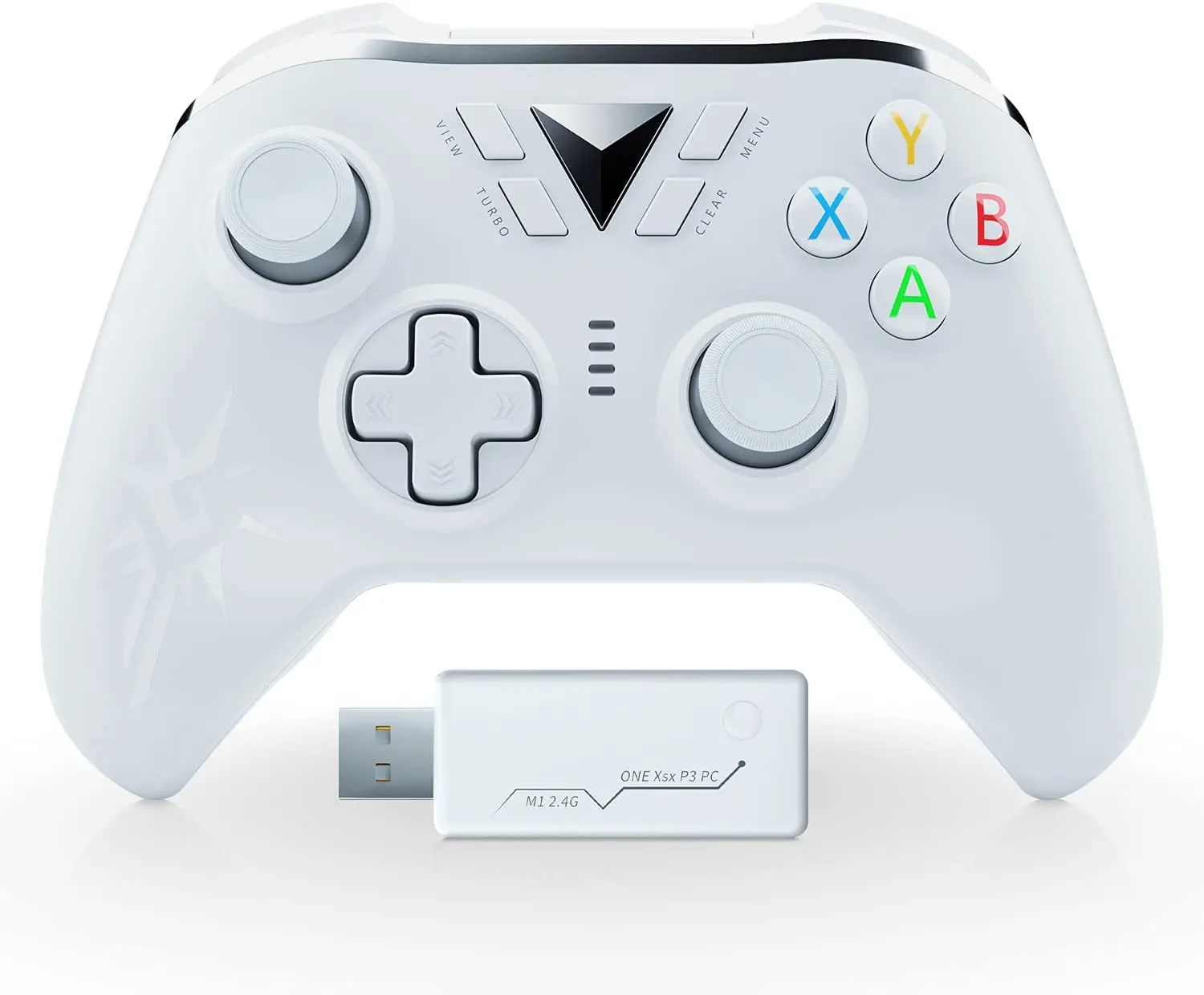 Беспроводной контроллер для Xbox One, геймпад TechKen 2,4 ГГц, совместимый с Xbox One S/X PC
Беспроводной контроллер для Xbox One, геймпад TechKen 2,4 ГГц, совместимый с Xbox One S/X PC