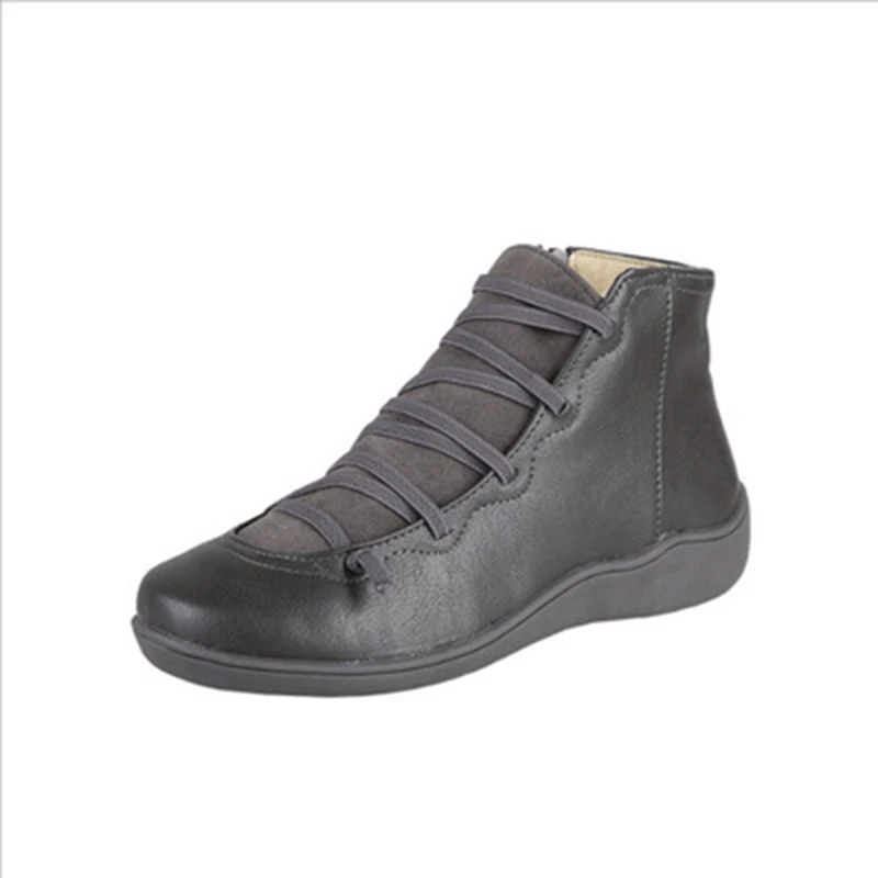 GQPJFI Flat Ladies Shoes Woman Bootas Women's PU Leather Ankle Boots Women Autumn Winter Cross Strappy Vintage Women Punk Boots
GQPJFI Flat Ladies Shoes Woman Bootas Women's PU Leather Ankle Boots Women Autumn Winter Cross Strappy Vintage Women Punk Boots