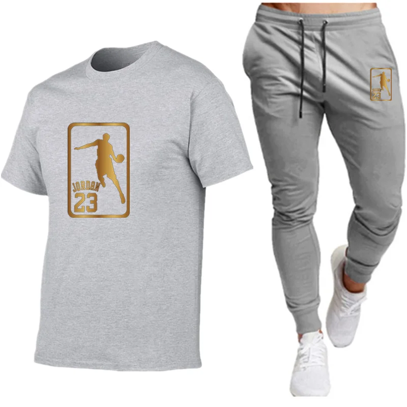 2021 summer new men's suit pumn T-shirt + pants two-piece leisure sports outing fitness men's clothing, size S-XXL
2021 summer new men's suit pumn T-shirt + pants two-piece leisure sports outing fitness men's clothing, size S-XXL