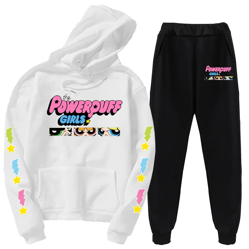 Powerpuff Girl Harajuku Kawaii Men's/Ladies Sweatshirt Casual Wear Set Jogging Pants Fleece Oversized Sweatshirt 2-Piece Set
Powerpuff Girl Harajuku Kawaii Men's/Ladies Sweatshirt Casual Wear Set Jogging Pants Fleece Oversized Sweatshirt 2-Piece Set