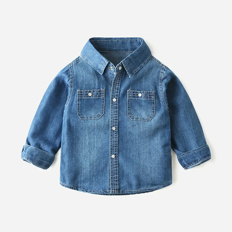 CNUM Toddler Kids Baby Boy Girl Denim Shirts Letter Turn Down Collar Long Sleeve Cotton Tops Shirt Clothes Kids 1-8 Years
CNUM Toddler Kids Baby Boy Girl Denim Shirts Letter Turn Down Collar Long Sleeve Cotton Tops Shirt Clothes Kids 1-8 Years
