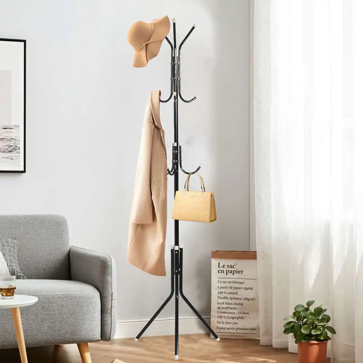 9 Hook Clothes Tree Coat Rack Metal Coat Handbag Scarf Hanger Saving Space Portable Hat Clothes Stand Bedroom Decor
9 Hook Clothes Tree Coat Rack Metal Coat Handbag Scarf Hanger Saving Space Portable Hat Clothes Stand Bedroom Decor