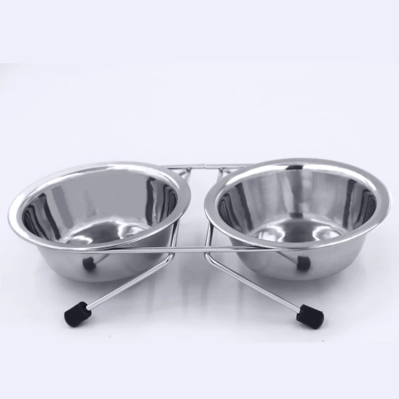 Dog Stainless Steel Double Bowl 11cm Pet Stainless Steel Bowl Iron Bowl Dog Basin Non-slip Wrought Iron Bracket Pet Supplies
Dog Stainless Steel Double Bowl 11cm Pet Stainless Steel Bowl Iron Bowl Dog Basin Non-slip Wrought Iron Bracket Pet Supplies