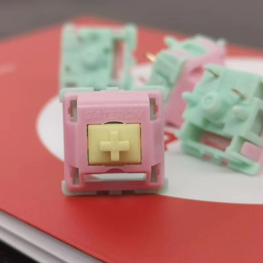 For Keyfirst Gateron Cream Custom Switch 5pin RGB linear 62g force mx clone switch for mechanical keyboard 50m pink green
For Keyfirst Gateron Cream Custom Switch 5pin RGB linear 62g force mx clone switch for mechanical keyboard 50m pink green