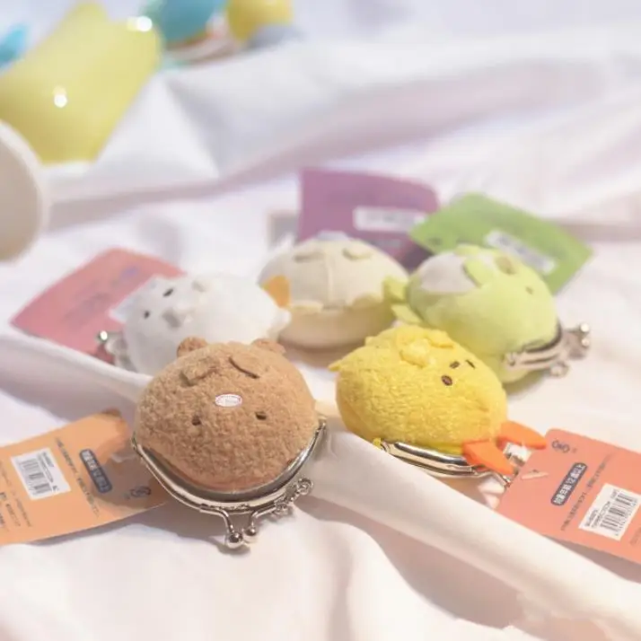 1PC new Cartoon mini Pendant Sumikko Gurashi Plush wallet Toys plush storage bag coin purse plush Toy for girl Gif 
1PC new Cartoon mini Pendant Sumikko Gurashi Plush wallet Toys plush storage bag coin purse plush Toy for girl Gif