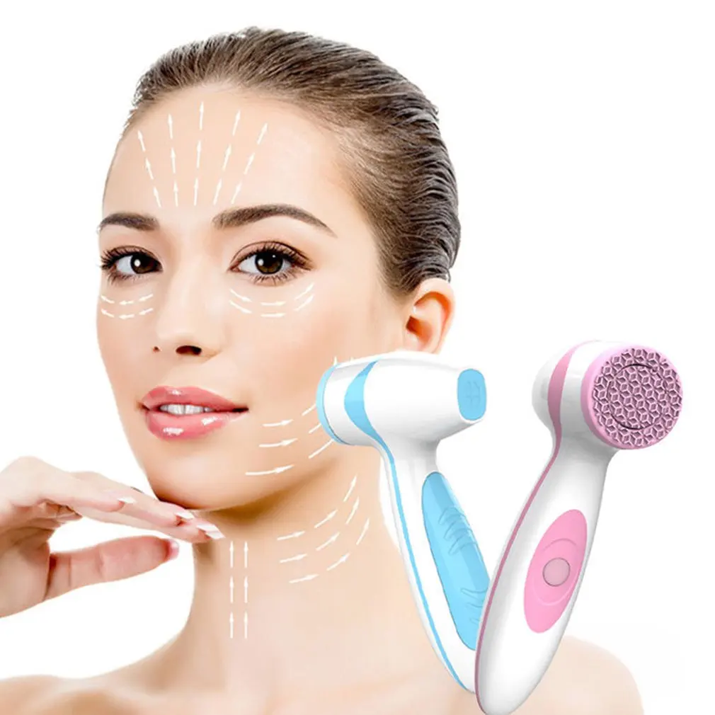 Electric Face Cleaning Brush Silica Gel Facial Massager Exfoliator Pore Deep Cleansing Face Washing Instrument
Electric Face Cleaning Brush Silica Gel Facial Massager Exfoliator Pore Deep Cleansing Face Washing Instrument