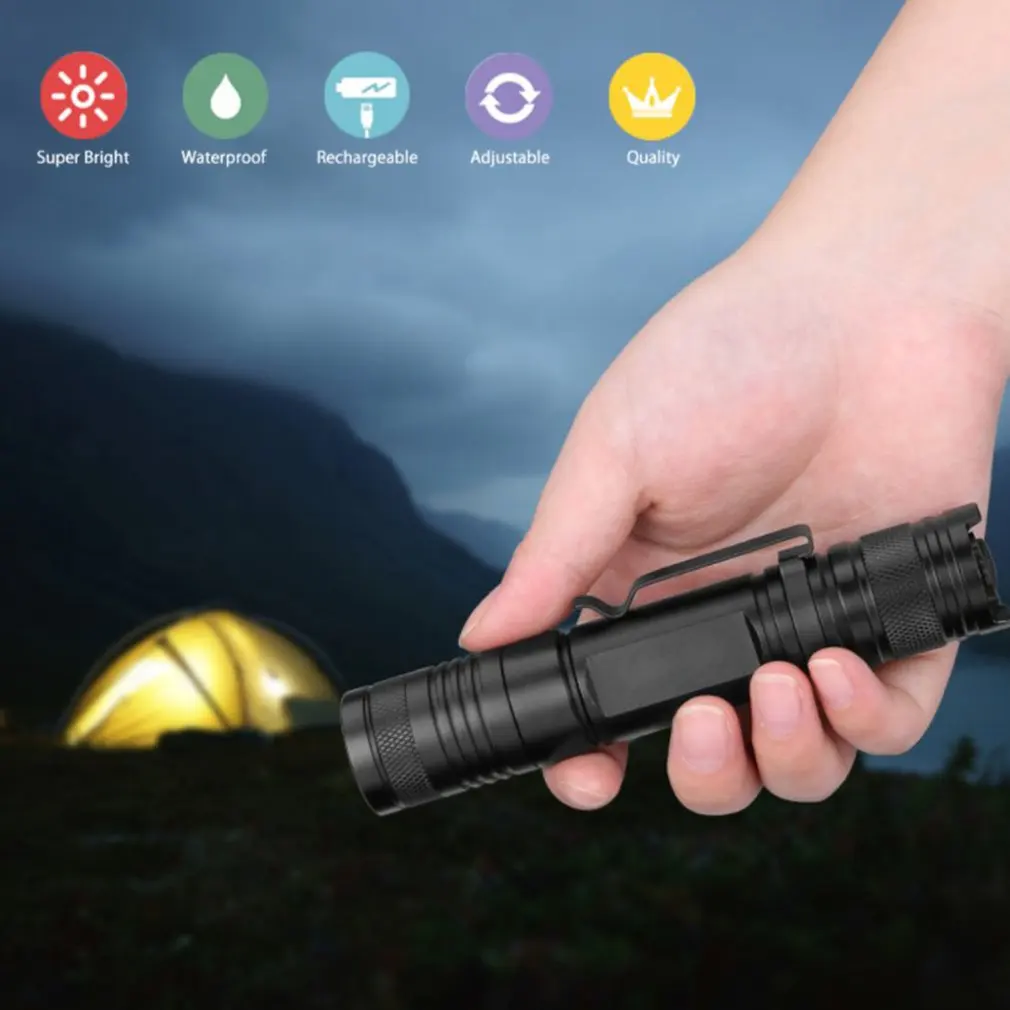 Y8482 Fixed Focus Model + Focusing Model (two Sets) CREE XML-T6 Lamp Bead 1000 Lumen Waterproof Flashlight
Y8482 Fixed Focus Model + Focusing Model (two Sets) CREE XML-T6 Lamp Bead 1000 Lumen Waterproof Flashlight