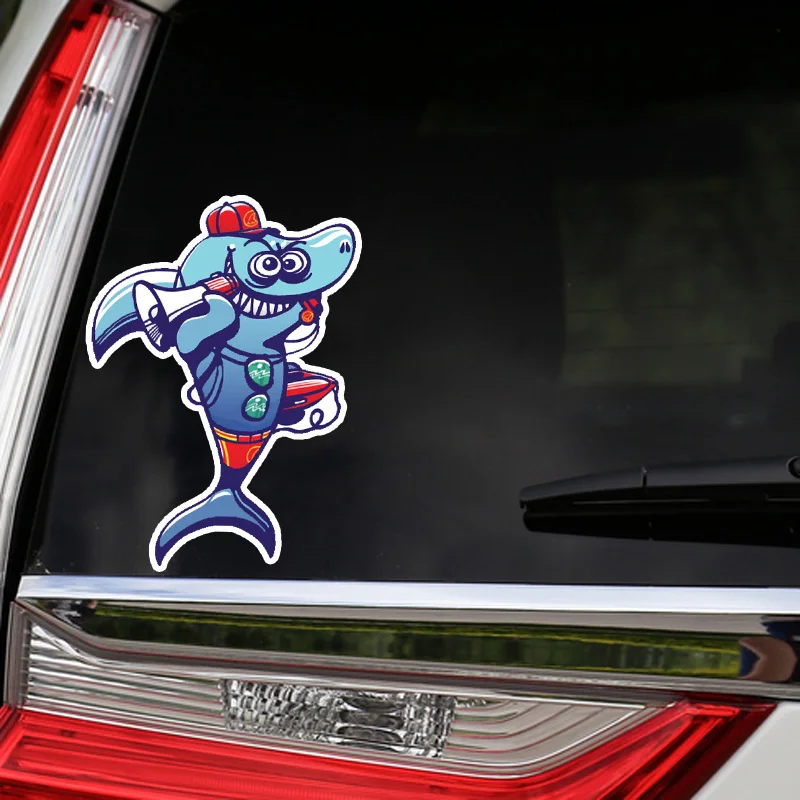 Funny and Cute Cartoon Great White Shark Car Decoration Decals Personalized Car Decals Color PVC Waterproof Decals, 17cm * 12cm
Funny and Cute Cartoon Great White Shark Car Decoration Decals Personalized Car Decals Color PVC Waterproof Decals, 17cm * 12cm