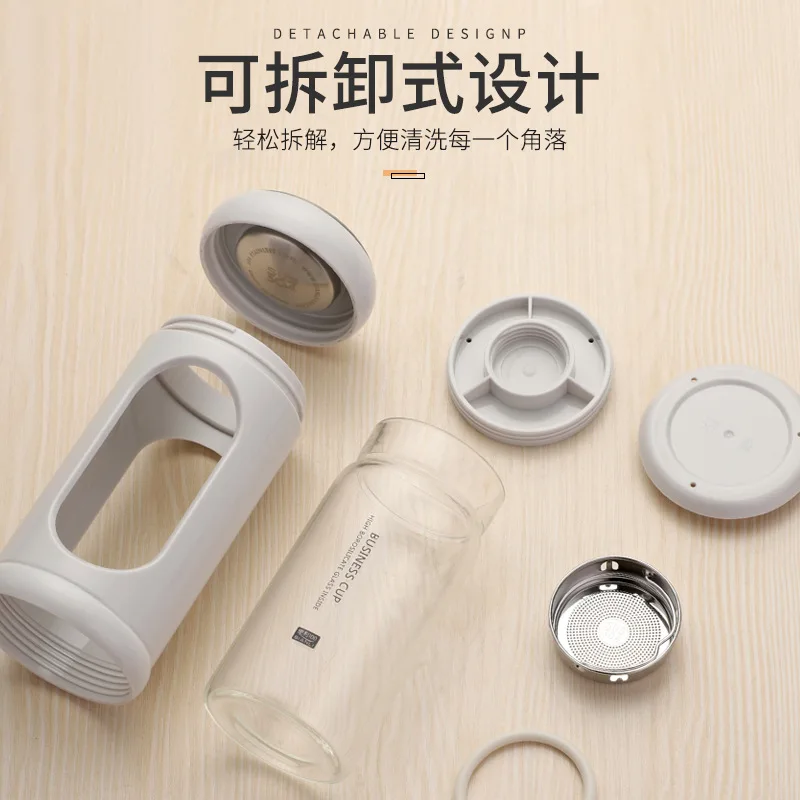 Insulation Glass Office Small and Exquisite High Borosilicate Transparent Water Cup Gift Wholesale Glass Water Bottle
Insulation Glass Office Small and Exquisite High Borosilicate Transparent Water Cup Gift Wholesale Glass Water Bottle