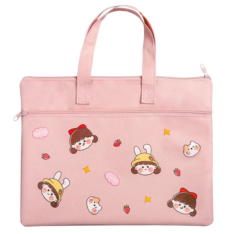 Canvas A4 File Folder Document Bag Large Capacity Handbag Papers Storage Organizer Bag Kawaii Stationery School Office Supplies 
Canvas A4 File Folder Document Bag Large Capacity Handbag Papers Storage Organizer Bag Kawaii Stationery School Office Supplies