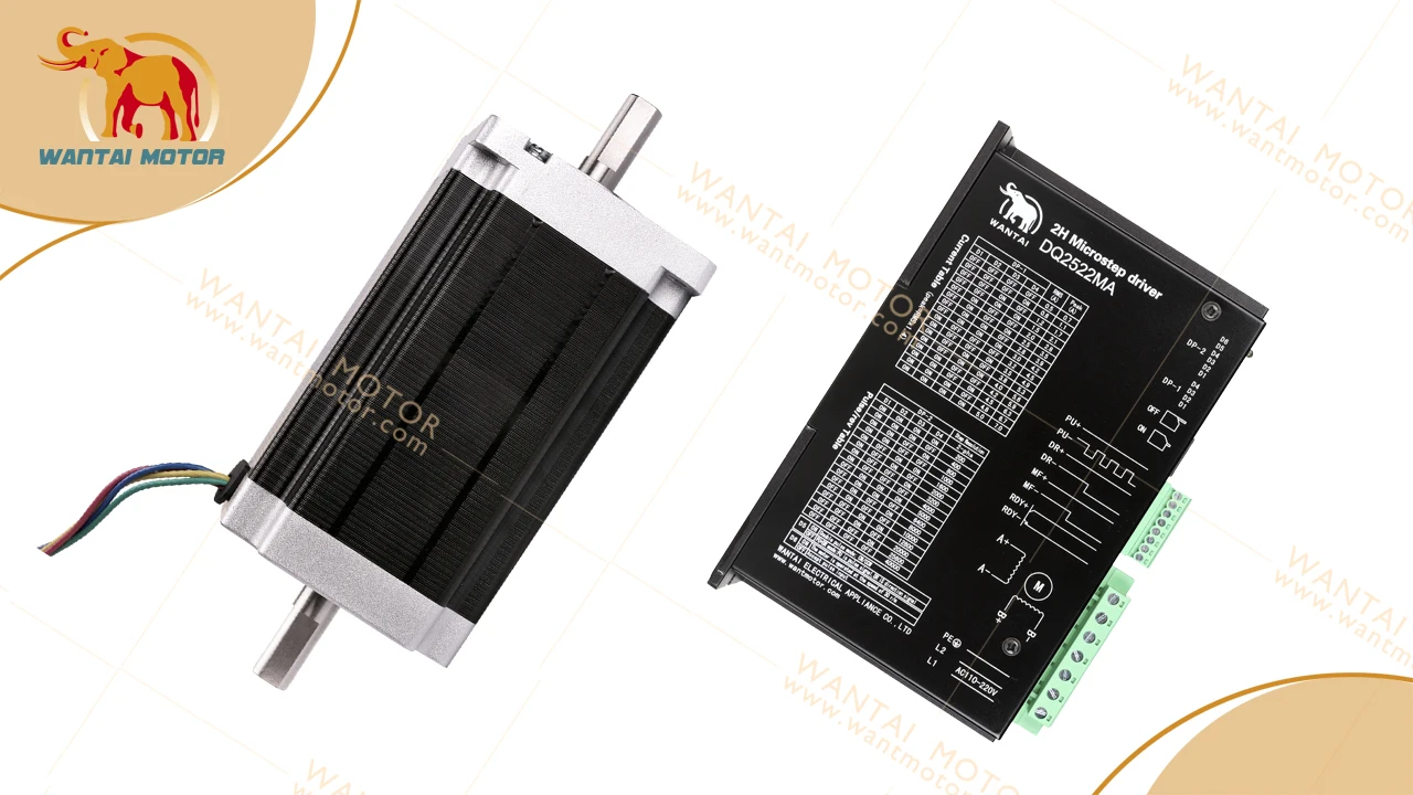 Nema34 Stepper Motor of 1600oz-in,3.5A+1 Driver DQ2522MA 8A,230VAC Packaging Machiner, packing machine, clipper guillotine,
Nema34 Stepper Motor of 1600oz-in,3.5A+1 Driver DQ2522MA 8A,230VAC Packaging Machiner, packing machine, clipper guillotine,