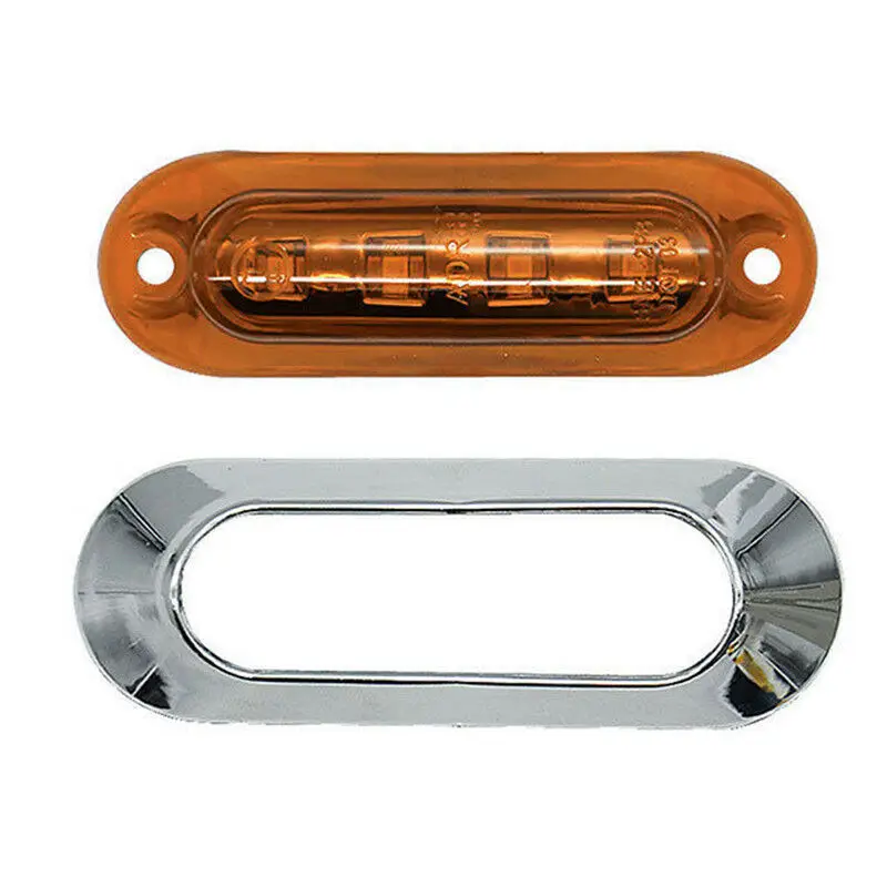 10x 12V 24V Amber 4 LED Side Clearance Marker Light For Car Truck Trailer PickupSide Marker Lights
10x 12V 24V Amber 4 LED Side Clearance Marker Light For Car Truck Trailer PickupSide Marker Lights