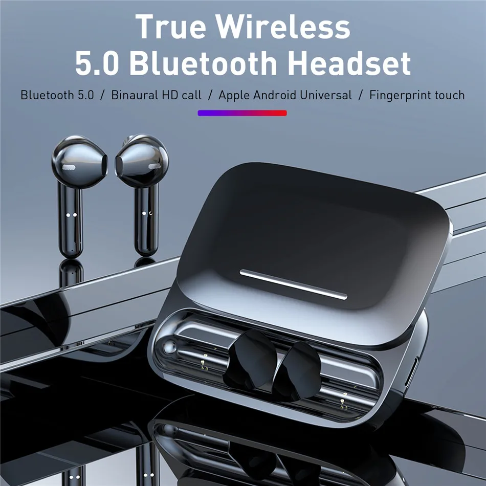 TWS BE36 Stereo Bluetooth Headphone Auto Pairing Waterproof IPX5 Wireless Earbuds Earphone Slide Charging Box for iphone Android
TWS BE36 Stereo Bluetooth Headphone Auto Pairing Waterproof IPX5 Wireless Earbuds Earphone Slide Charging Box for iphone Android