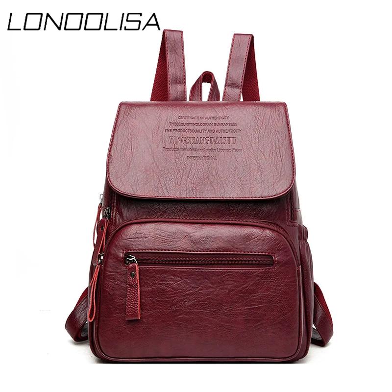 Повседневный женский рюкзак из мягкой кожи, дорожный дизайнерский школьный ранец для девочек-подростков 
Повседневный женский рюкзак из мягкой кожи, дорожный дизайнерский школьный ранец для девочек-подростков