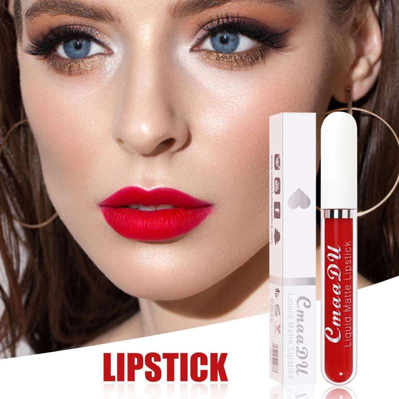 18 Color Optional Matte Velvet Lipstick Vivid Colour Non-Stick Cup Long Lasting Lip Glosses Lip glaze cosmetic for Women Girl
18 Color Optional Matte Velvet Lipstick Vivid Colour Non-Stick Cup Long Lasting Lip Glosses Lip glaze cosmetic for Women Girl