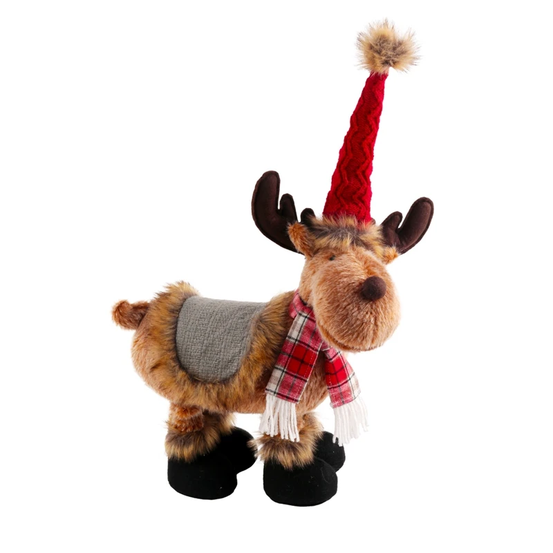 Christmas Dolls Retractable Plush Elk Toys Xmas Figurines Gift For Kid Xmas Tree Ornaments Santa Claus Decoration 
Christmas Dolls Retractable Plush Elk Toys Xmas Figurines Gift For Kid Xmas Tree Ornaments Santa Claus Decoration