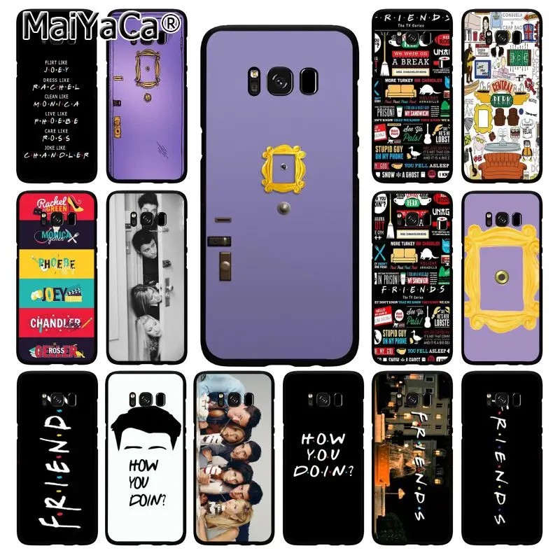 MaiYaCa Горячие друзья ТВ шоу дверь дизайн телефона чехол для Samsung Galaxy S20 S9 S10 Plus S10E S6 S7