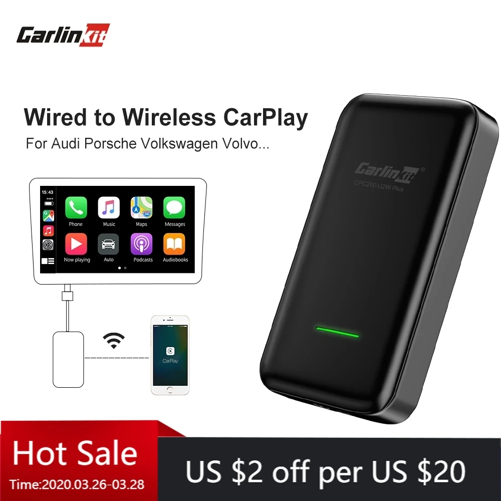Carlinkit CarPlay Wireless Activator Auto Connect for Audi Porsche Wolkswagen Volvo Original Car with CarPlay Wireless Carplay
Carlinkit CarPlay Wireless Activator Auto Connect for Audi Porsche Wolkswagen Volvo Original Car with CarPlay Wireless Carplay