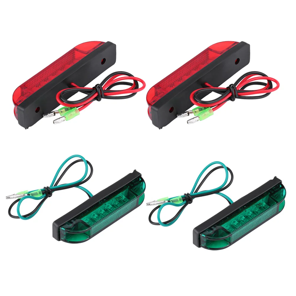 4Pcs Navigation RED & GREEN Waterproof Signal Bulb Lights Strip Light Bar for Marine Boat Yach
4Pcs Navigation RED & GREEN Waterproof Signal Bulb Lights Strip Light Bar for Marine Boat Yach