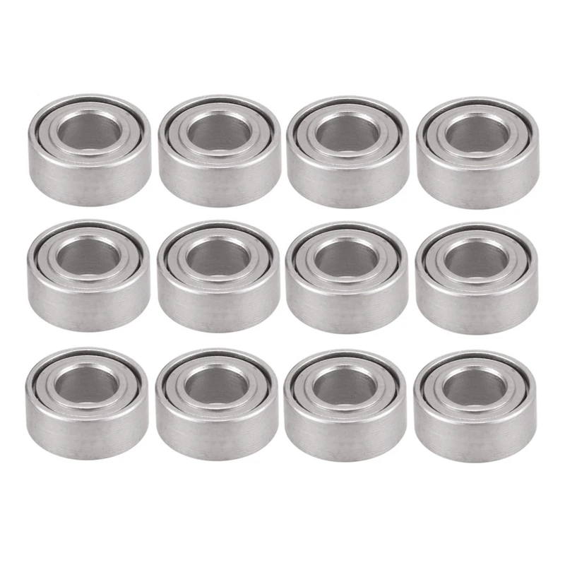 

12PCS Steel Bearing 3X6X2mm for WPL C14 C24 C34 C44 MN D90 MN-90 MN99S RC Car Spare Parts Upgrade Accessories