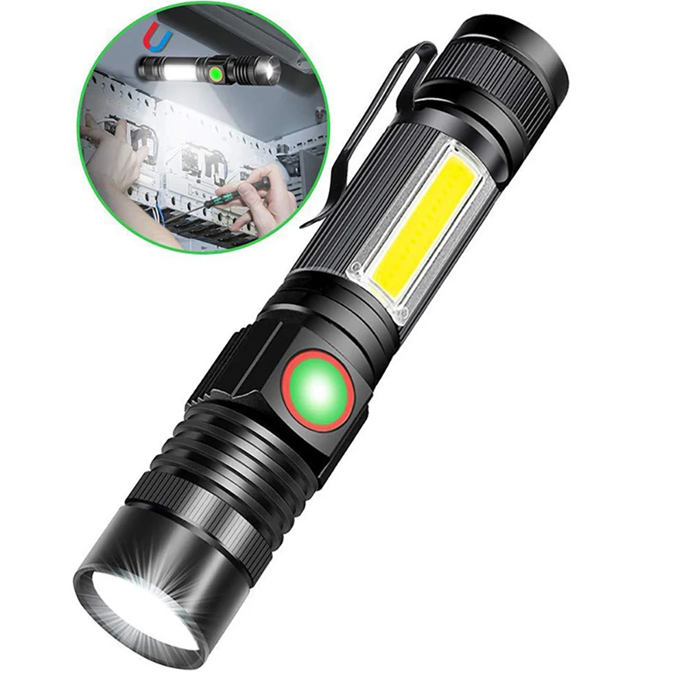 Rechargeable Flashlight 90000 Lumens Led Flashlight Upgraded P70 4 Modes Lighting Zoomable for Outdoor Emergency
Rechargeable Flashlight 90000 Lumens Led Flashlight Upgraded P70 4 Modes Lighting Zoomable for Outdoor Emergency