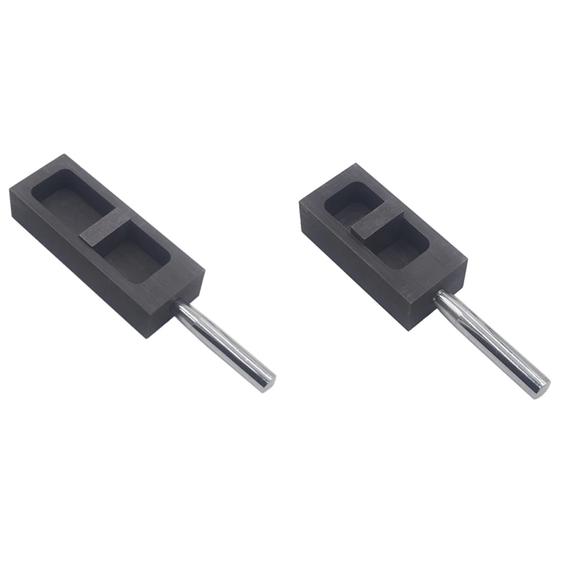 2PCS Professional Pure Graphite Ingot Casting Mold Mould Crucible for Refining Jewelry Making Tool, 1Kg & 0.5Kg 
2PCS Professional Pure Graphite Ingot Casting Mold Mould Crucible for Refining Jewelry Making Tool, 1Kg & 0.5Kg