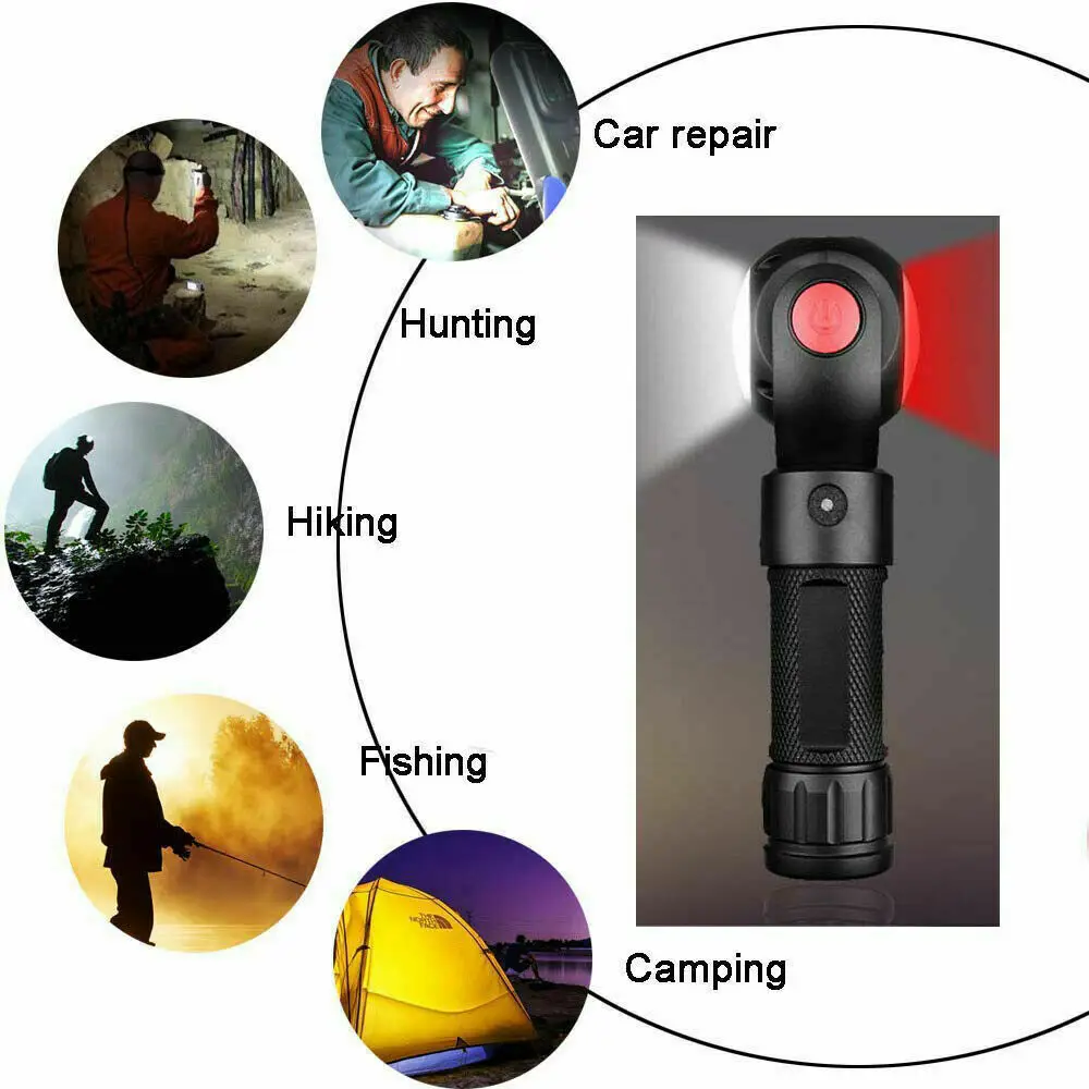 360 Degree Rotating Flashlight USB Charge COB LED Tail With Magnet Rotating Flashlight Rotating Torch USB Cable 
360 Degree Rotating Flashlight USB Charge COB LED Tail With Magnet Rotating Flashlight Rotating Torch USB Cable
