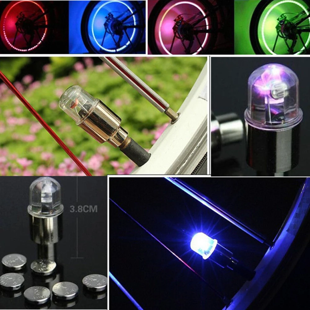 1Pc Car Wheel Tire Tyre Air Valve Stem Screws Colorful LED Light Cap Car Led Lights Wheel Tire Air Valve Stem LED Light Cap
1Pc Car Wheel Tire Tyre Air Valve Stem Screws Colorful LED Light Cap Car Led Lights Wheel Tire Air Valve Stem LED Light Cap