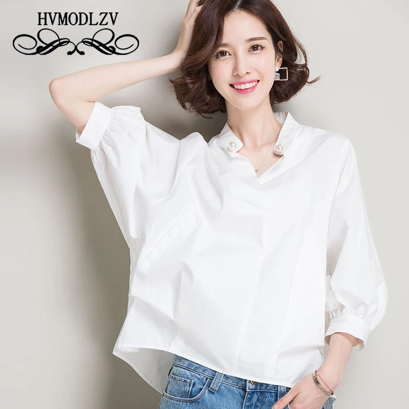 2021 Latest Summer Women Shirt Vestido Solid color Loose Large size Blouse Fashionable Sleeves Elegant Clothing LJ298
2021 Latest Summer Women Shirt Vestido Solid color Loose Large size Blouse Fashionable Sleeves Elegant Clothing LJ298