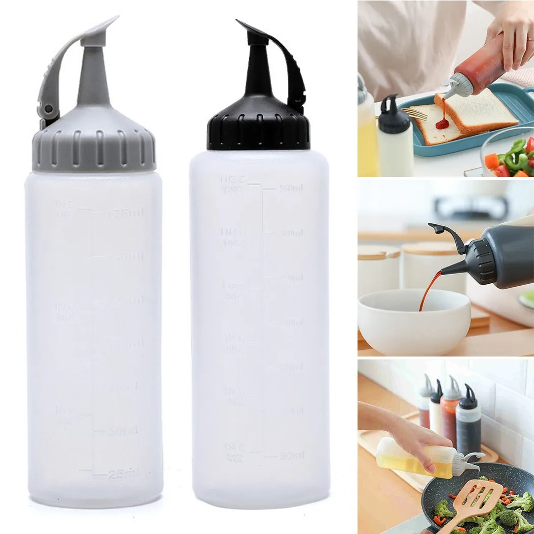 175ml/350ml Condiment Sauce Squeeze Spray Bottle Kitchen Syrup Salad Dressing Oil Ketchup For Oil/vinegar Kitchen Tools Gadgets
175ml/350ml Condiment Sauce Squeeze Spray Bottle Kitchen Syrup Salad Dressing Oil Ketchup For Oil/vinegar Kitchen Tools Gadgets