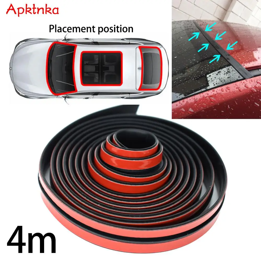 4m Universal Rubber Car Seal Strip Sticker Weatherstrip Window Roof Windshield Waterproof Dustproof Noise Insulation Protector
4m Universal Rubber Car Seal Strip Sticker Weatherstrip Window Roof Windshield Waterproof Dustproof Noise Insulation Protector