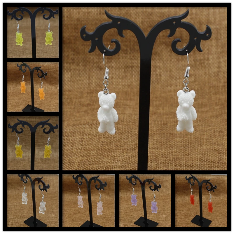 2020 New Fashion Color Transparent Candy Color Plastic Bear Earrings Jewelry Earrings Female Fashion Earrings
2020 New Fashion Color Transparent Candy Color Plastic Bear Earrings Jewelry Earrings Female Fashion Earrings