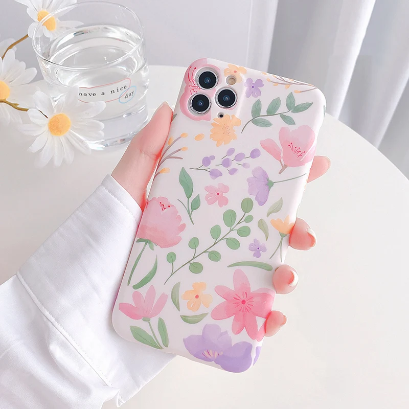 Pink floral pattern Phone case for iphone 11 11Pro XR X XS Max SE 7 8 Plus Matte soft silicone tpu case cover capa
Pink floral pattern Phone case for iphone 11 11Pro XR X XS Max SE 7 8 Plus Matte soft silicone tpu case cover capa