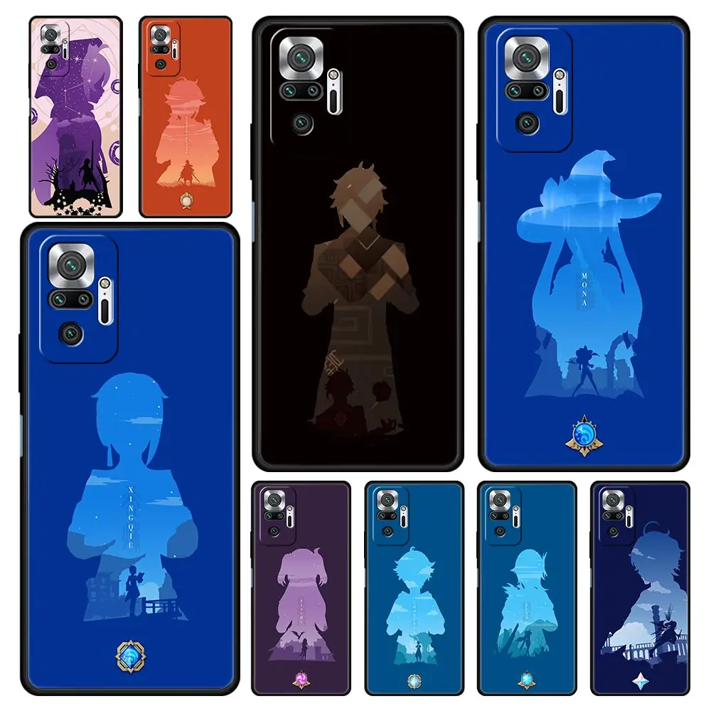 Genshin Impact Anime Funda For Xiaomi Redmi Note 9S 9 8 11 10 Pro 7 8T K40 9C 9A 7A 8A Black Soft Silicone Phone Coque Cover 
Genshin Impact Anime Funda For Xiaomi Redmi Note 9S 9 8 11 10 Pro 7 8T K40 9C 9A 7A 8A Black Soft Silicone Phone Coque Cover