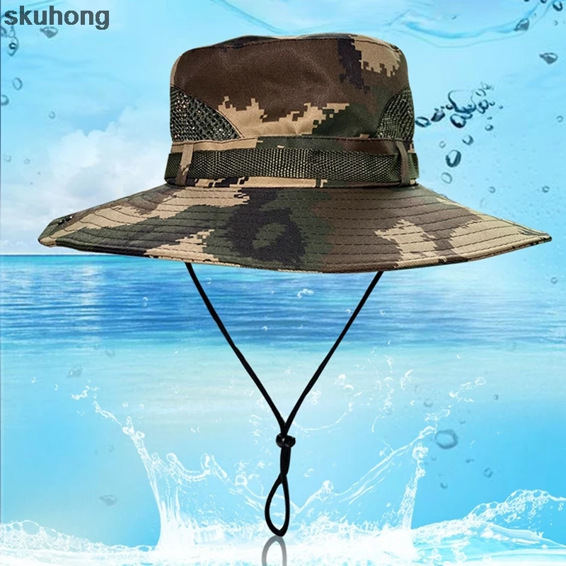 Outdoor Hat Wide Brim Breathable Safari Fishing Hat UV Protection Foldable Military Hat Climbing Summer Hats Caps Travel Sun Hat
Outdoor Hat Wide Brim Breathable Safari Fishing Hat UV Protection Foldable Military Hat Climbing Summer Hats Caps Travel Sun Hat