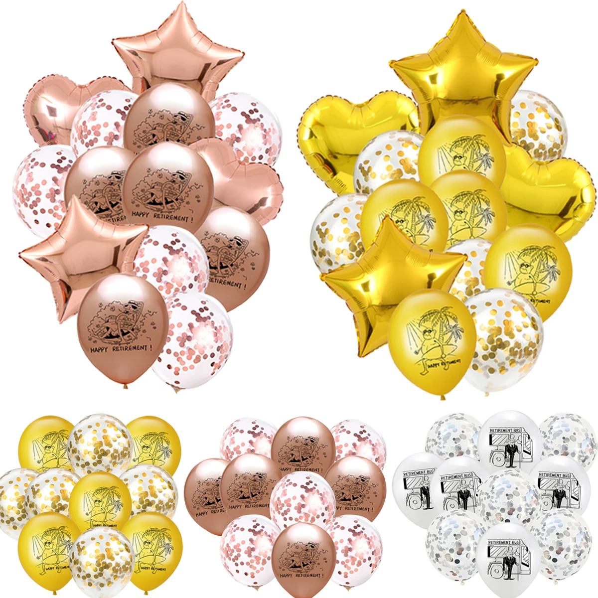 12inch 10/14pc Sliver Rose Gold Latex Balloon Retirement party Decorations Foil Balloons toy Baby Shower adult
12inch 10/14pc Sliver Rose Gold Latex Balloon Retirement party Decorations Foil Balloons toy Baby Shower adult