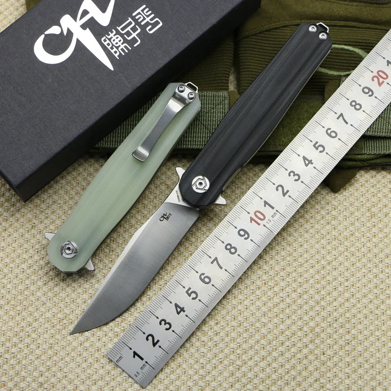 CH Knife 35005-G10 Flipper folding knife D2 blade G10 handle Outdoor camping hunting pocke fruit knives EDC tools Survival 
CH Knife 35005-G10 Flipper folding knife D2 blade G10 handle Outdoor camping hunting pocke fruit knives EDC tools Survival