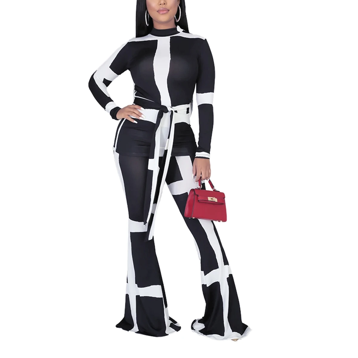 2020 Fashion Women 2PCS Tracksuits Long Sleeve Lace Up T-shirts High Waist Pants Suits Casual Autumn Color Patchwork Outfits
2020 Fashion Women 2PCS Tracksuits Long Sleeve Lace Up T-shirts High Waist Pants Suits Casual Autumn Color Patchwork Outfits