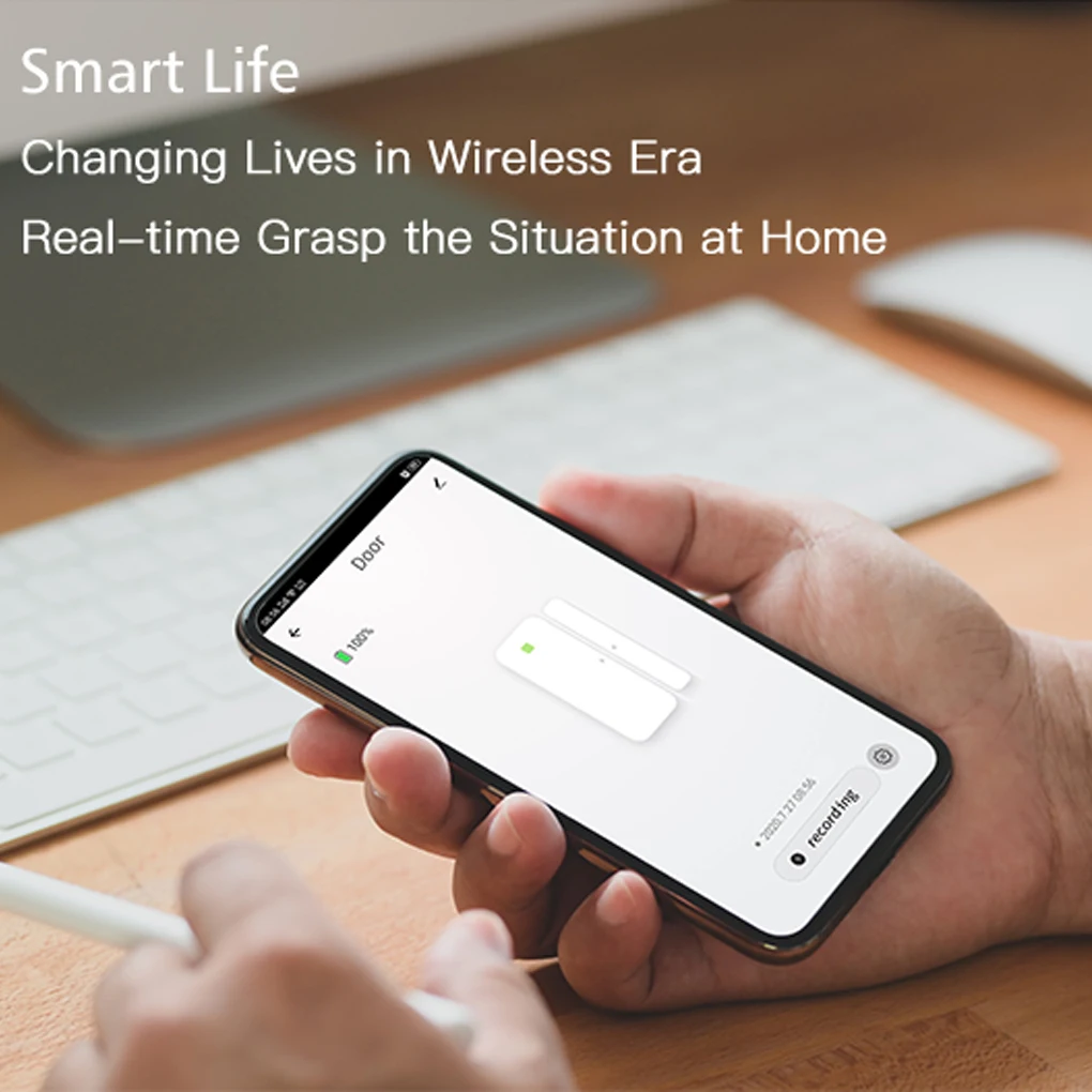 Tuya Smart WiFi Door Sensor Door Open / Closed Detectors Wifi Home Alarm Compatible With Alexa Google Home Tuya APP
Tuya Smart WiFi Door Sensor Door Open / Closed Detectors Wifi Home Alarm Compatible With Alexa Google Home Tuya APP