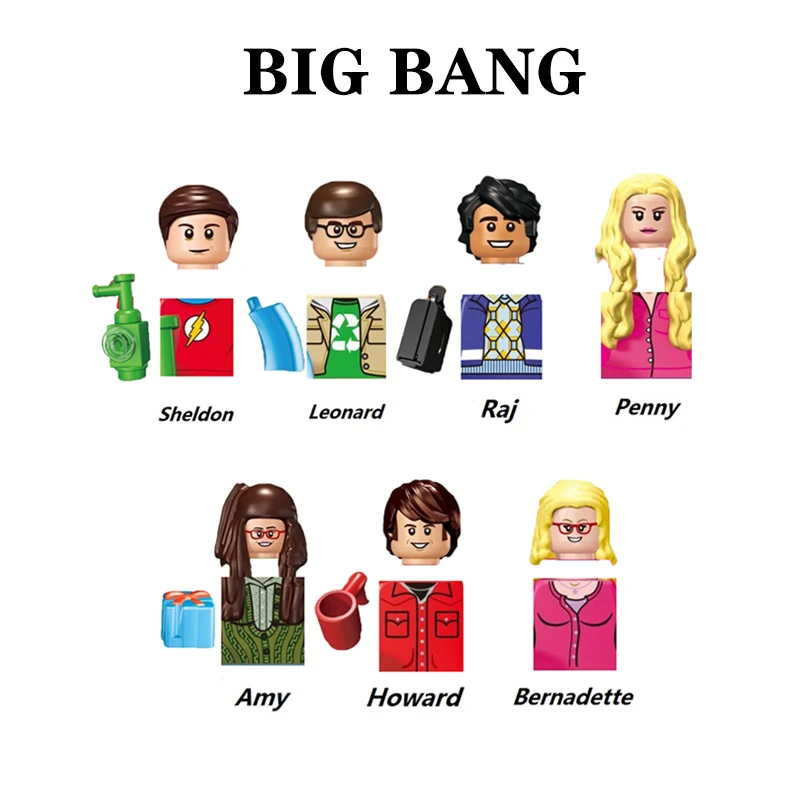 Big Bang Figures Friends Building Blocks City Apartment Accessories Sheldon Penny Bricks Compatible With 21302 21319 Kits Toys 
Big Bang Figures Friends Building Blocks City Apartment Accessories Sheldon Penny Bricks Compatible With 21302 21319 Kits Toys