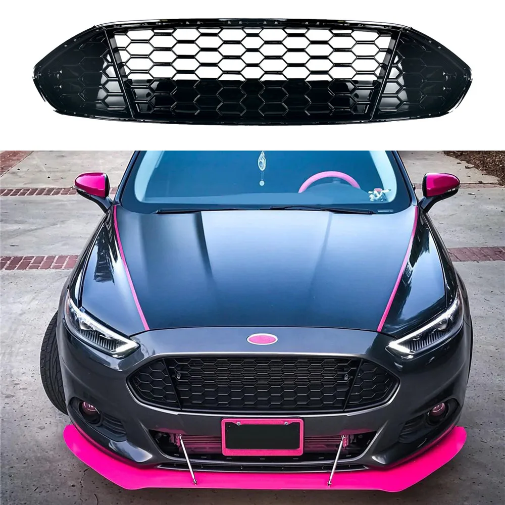Модифицированная решетка радиатора для Mondeo Racing Fusion MK2 MK3 2013 2014 2015 2016 передняя