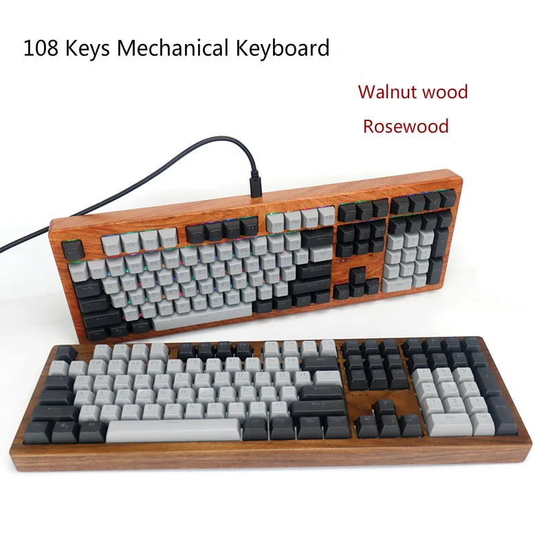 Механическая клавиатура с 108 клавишами переключатели Cherry RGB программное