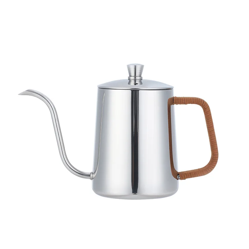 Leather Cover Steel Handle Straight Hand Wash Pot Coffee Pot Heat Resistant Handle 304 Stainless Steel Fine Mouth Pot
Leather Cover Steel Handle Straight Hand Wash Pot Coffee Pot Heat Resistant Handle 304 Stainless Steel Fine Mouth Pot