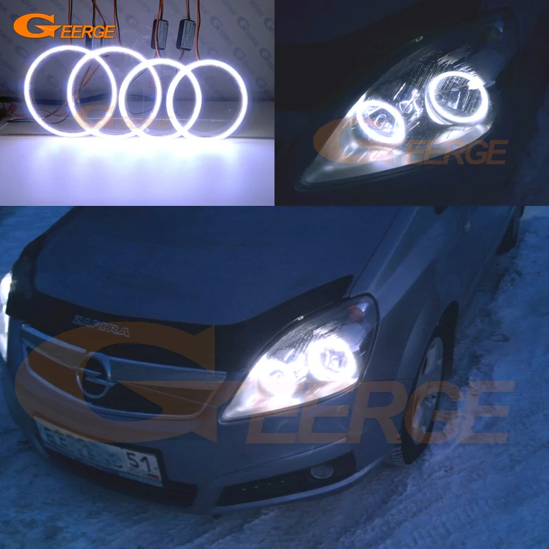 Для Opel Zafira B 2005 2006 2007 2008 2009 2010 2011 2012 2013 2014 Отличный ультра яркий COB комплект
