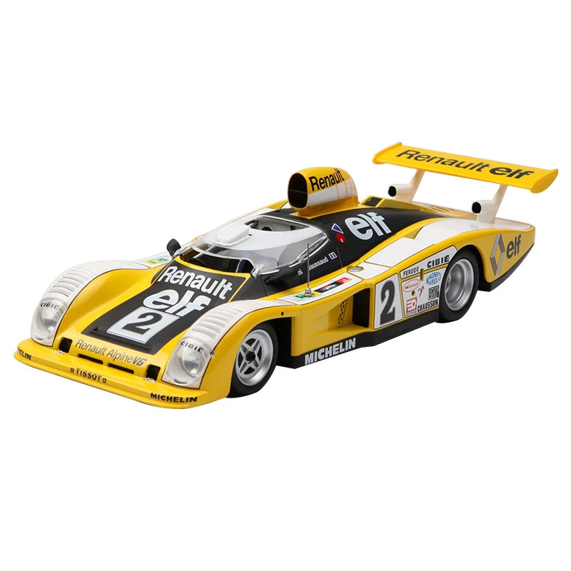 

Модель автомобиля из сплава 1:18 Racing Renault Alpine 1978, Коллекционная модель автомобиля, подарочные украшения