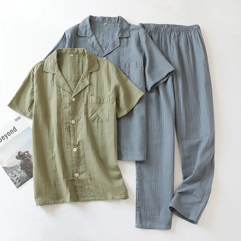 Button Up Pajama Set Pijamas Hombre Verano Manga Corta 2 Piece Pajama Set See Through Schlafanzug Japanese Kimono Schlafanzug
Button Up Pajama Set Pijamas Hombre Verano Manga Corta 2 Piece Pajama Set See Through Schlafanzug Japanese Kimono Schlafanzug